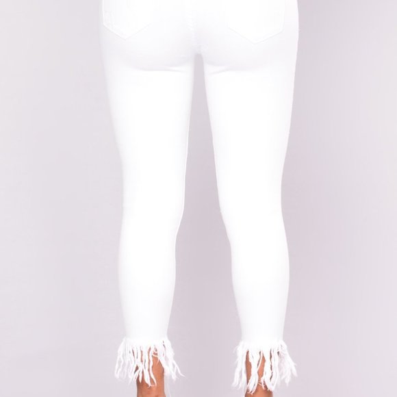 Ankle Jeans - White - Picture 3 of 3